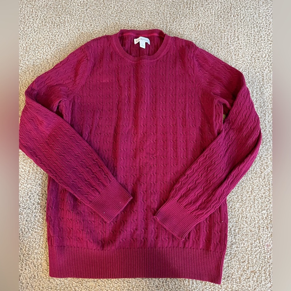 Kim Rogers cable knit sweater